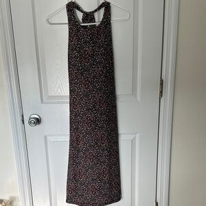 Prana Black and Red Backless Dress